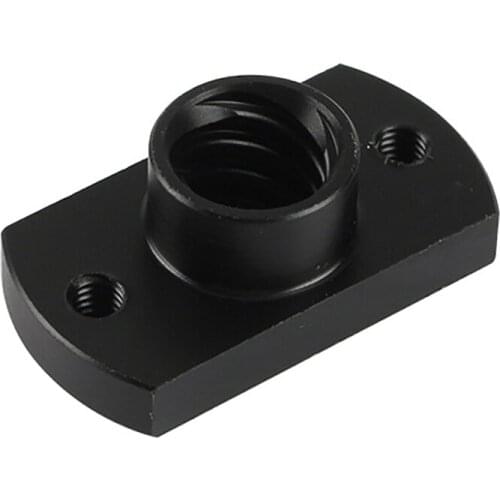 3D Printer Z Axis Trapezoidal Motor Screw Nuts T8 Lead Screw Nut 8mm, 2mm Pitch, 3D Printer Upgrade Parts, Black