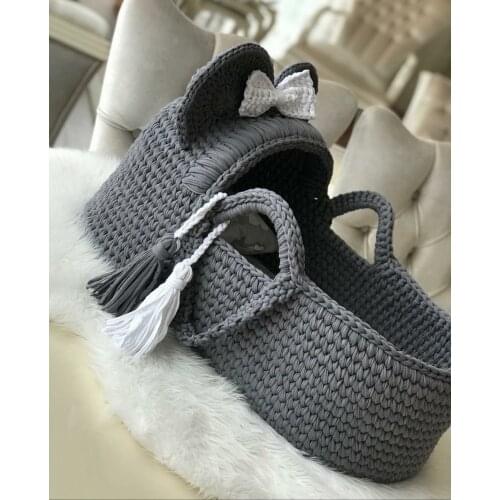 Knit poufs, rugs, chunky blankets, newborn baby baskets