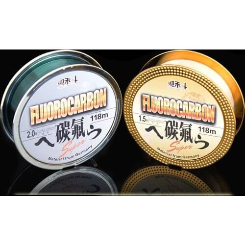 Top quality fishing line 118 meters high strength wear resistant carbon fiber strong pulling sea fishing lures thread 2ps/lot
