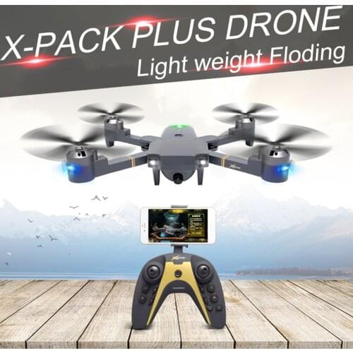 XT-1 WIFI 2.4Ghz FPV 720/1080P HD Camera Folded RC Quadcopter With Gravity Induction Fixed Height VR Mode Real-time Transmission