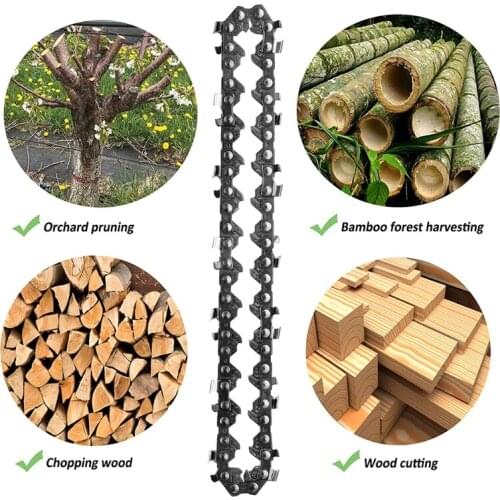 Replacement 4-Inch Saw Chain for Cordless Electric Protable Battery Handheld Chain Saw F7QC