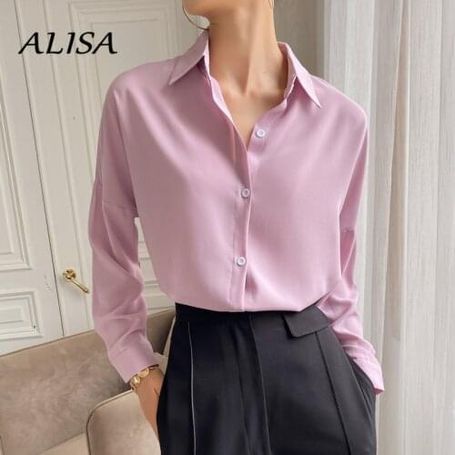 New 2021 Spring Autumn Casual Blouse Women Fashion Lapel Button Up White Shirts Korean Fashion Ladies Office Tops Blusas
