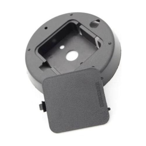 1PC Dust-proof black round Shell DIY Quartz Black Wall Clock Movement Mechanism protection cover Wall clock accessories