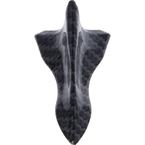 1Pcs Universal EVO-Style Pu Rear Roof Shark Fins Spoiler Shark Fin Diffuser Vortex Generator Car Roof Spoiler Bumper Wholesale