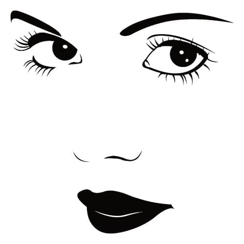 11.4*11.3CM Sexy Look Girl Woman Cool Amazing Car Sticker High Quality Decor Vinyl Laptop Suitcase Helmet Skateboard Sticker