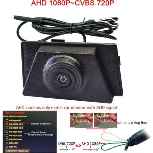 AHD CVBS180deg CCD HD Car Front grille Camera for Lexus NX sport vision 2015 2016 for LEXUS NX 2017~2020 year front view camera