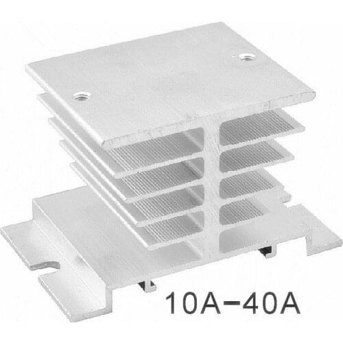 Aluminum Heat Sink for Solid State Relay SSR Small Type Heat Dissipation 10A-40A