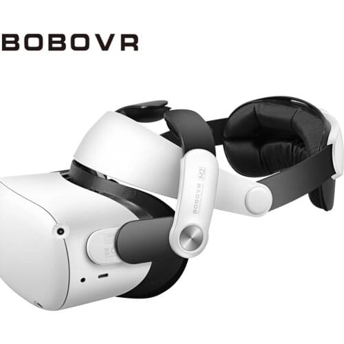 BOBOVR M2 Halo Strap Adjustable for Oculus Quest 2 ,Full Body Anti-Throw Protection VR Accessories for Kiwi Grip Quest 2