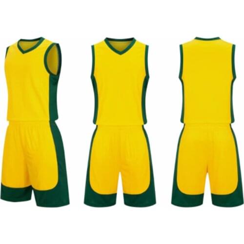 Design Men Boy DIY Basketball Jersey Set Top College Basketball Training Uniforms Adult Team Authentic Throwback Suit