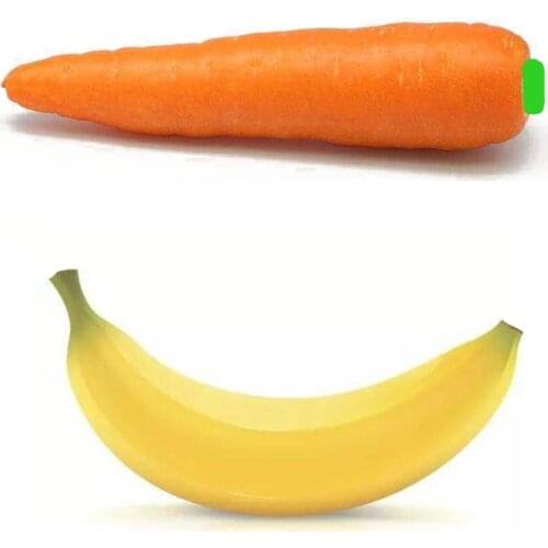 Shapeable Banana Carrot Vegetable Squeeze Toy Novelty Fidget Toys Stress Relief Not Squish Toy Kids New Palythings