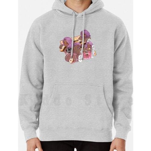 Glazed Donuts 5P Kawaii hoodies long sleeve Hentai Manga Doujin Doujinshi Lewd Oppai Waifu Sexy Boobs