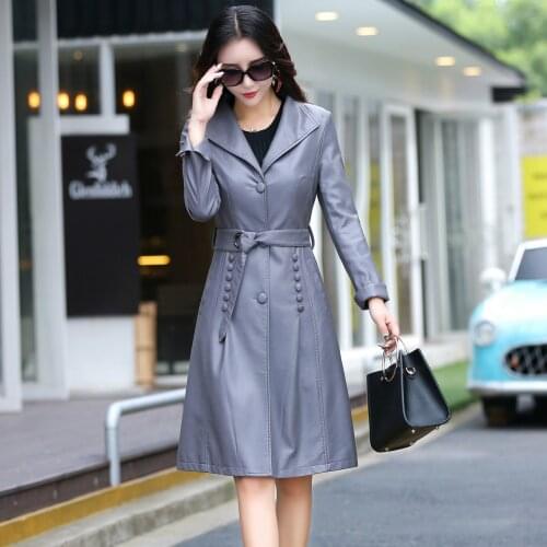 Faux leather jacket women jacket fall women leather jacket women long leather jacket women leather coats slim coat women coats