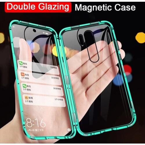 360 Full Protection Magnetic Case For Samsung S10 S20 S9 S8 FE A71 A51 A70 50 M51 21 Note 10 20 9 8 Plus Uitra Lite Double Glass