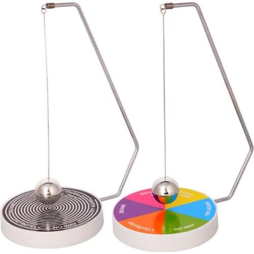 Magnetic Swinging Pendulum Game Fate Fun Decision Maker Ball Dynamic Pendulum Toy Home Office Desk Decoration Playful Metal Game