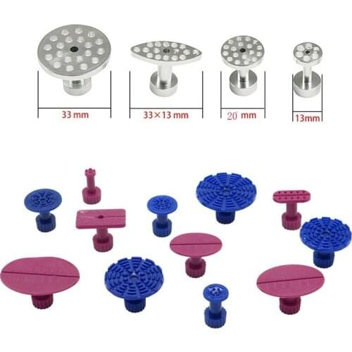 PDR Tools Kit Plastic Glue Tabs Aluminum Puller Tabs For Car Dent Paintless Repair Auto Body Dent Removal Hand Tool