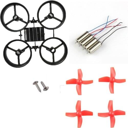 JJRC H36 Eachine E-010 NIHUI 010 Frame Kit with 4pcs Blades 615 Coreless CW CCW Motor for DIY Indoor Mini Quadcopter