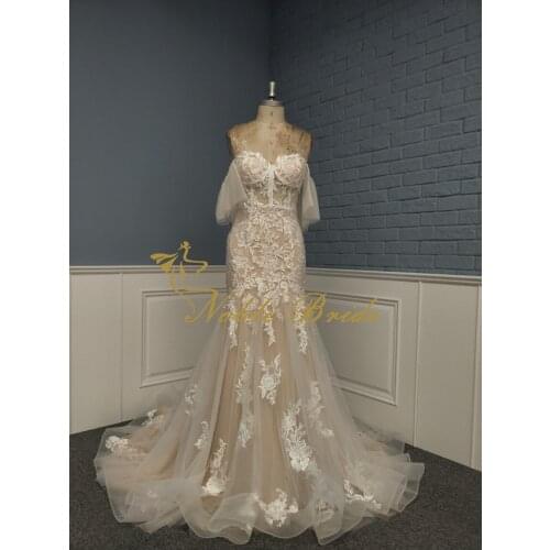 Bride Wear Clothing Sweetheart Mermaid Bridal Gown Wedding Dress 2020