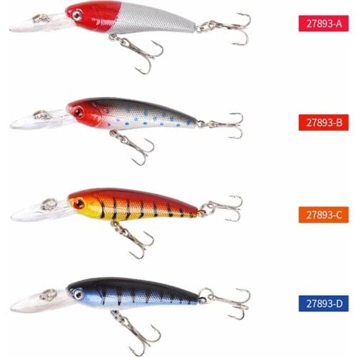 7.5g Fishing Lure Quality Mini Lure 3D Eyes Plastic Hard Bait Artificial Jig Wobblers Crank bait Fishing Bait Wholesale 1PC 9cm
