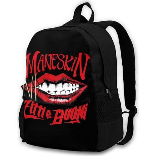 Maneskin Rock Band Adult backpacks, leisure bags, backpacks, storage bags, men women backpacks