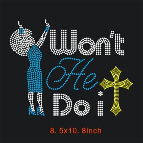 Rhinestone Motif Iron-On Strass Custom Patches Stickers Beaded Applique Garment Accessories Diy T-Shirt Sticker Felt Applique