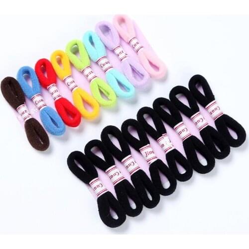 8Pcs/Lot Hair Accessories For Women Solid Headbands Cotton Hair Accessories Colorful Hair Ties Accessory Hairbands Elastic Hair