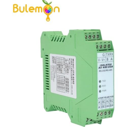 485 Hub 4 Port Optical Isolation 1 way RS232 to 4 Way RS485 Industrial Grade HUB Rail Type Module