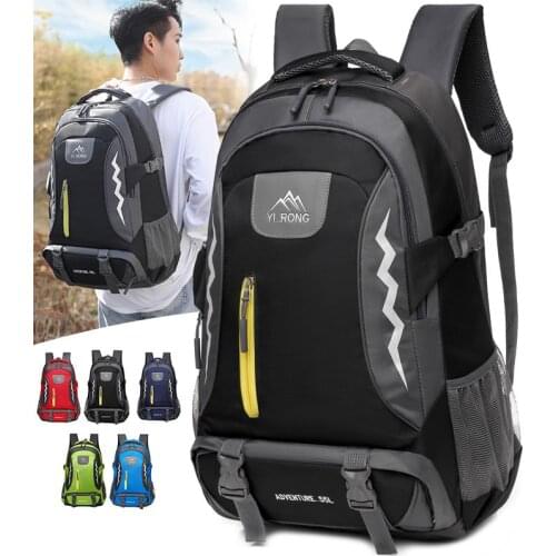 55L Mountaineering Waterproof Backpack Men Climbing Hiking Bag Pack Outdoor Camping Travel Rucksack Cycling Sport Bags XA369Y