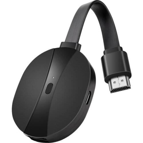 T7 Display Adapter 2-in-1 Dual Band 1080P 2.4G/5G Wired Wireless HDMI-compatible Display Receiver Useful for Monitor