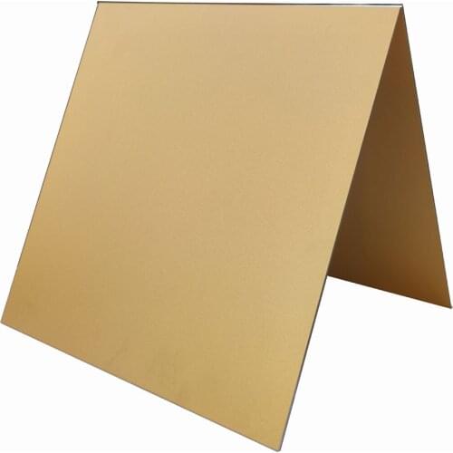 1.0mm Gold Bead Blasting Aluminum Plate Multicolor Optional Double Anodized Sandblasted Finish Surface Scratch Proof