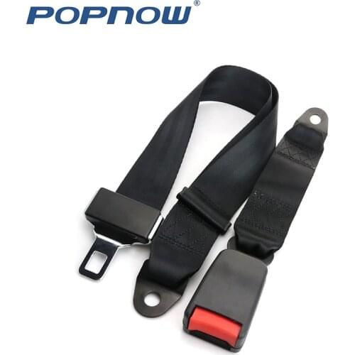2 Points Car Auto Seat Seatbelt Universal Seat Belts Adjustable Extension BuckletTruck Seat Safety Belt Car Accessories