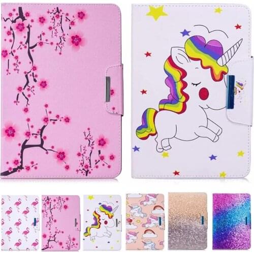 Cartoon Unicorn Flamingo Tablet Cover For iPad Mini 4 Case Magnetic Flip Stand Case Funda For iPad Mini Case iPad Mini 1 2 3 4