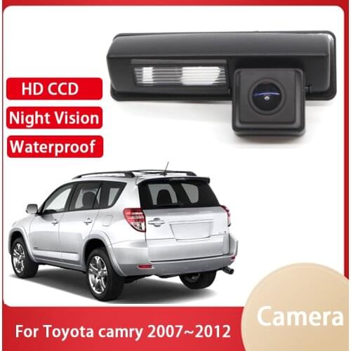 HD CCD Car Rear View Reverse Camera Fit For Toyota 2007 2008 2009 2010 2011 2012 camry parking Backup Camera high quality RCA