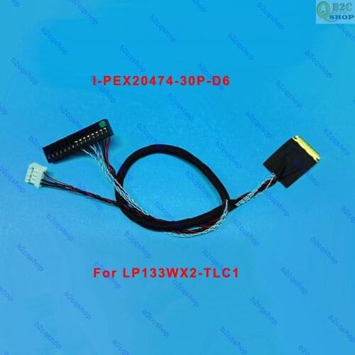 I-PEX20474-30P 30pin 0.4mm 1ch 6bit LCD LVDS cable for LP133WX2-TLC1 TLC3 screen