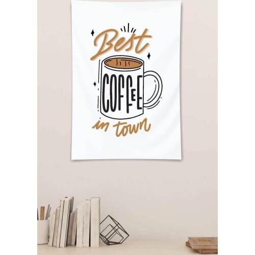 Best Coffee Wall Cover 40 x 60 cm Ultra Soft Textured Polyester Fabric Suitable for indoor - outdoor use
