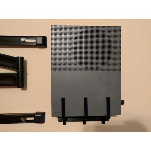Wall Mount Supporter Base Holder For Xbox One S 3D Prints Strong Bearing Capacity Stable Fixed Bracket Multipurpose PLA
