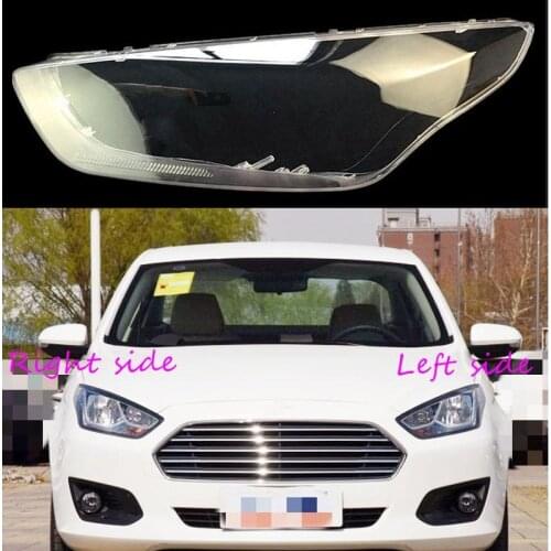 Car Headlight Lens for Ford Escort 2015 2016 2017 2018 Headlamp Cover Car Replacement Front Auto Shell Cover