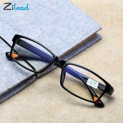 Zilead Myopia Glasses Sports Anti-Drop Glasses Unisex Glasses Ultralight Eyewear For 0 To 400 Degrees Nearsighted Glasses