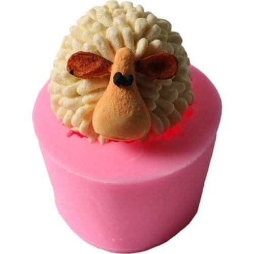 Sheep Flowers Shaped Baking Tools Fondant Mold Cake DIY Sugar Silicone Fondant Candle Mold Handmade-soap-mold