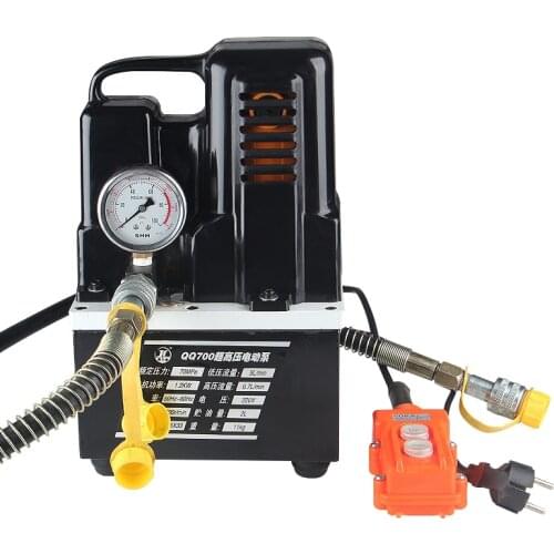 QQ-700 Portable Electric High Pressure Hydraulic Pump Electric Pump Ultra-small Hydraulic Station 220V/110V 1.2KW 3700r/min
