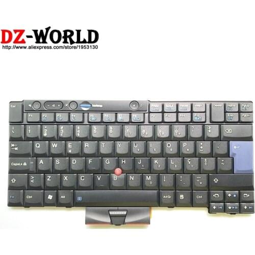 Portuguese Keyboard for Lenovo Thinkpad X220 X220i T410 T410S T420 T420S T510 T520 T520i W510 W520 Portugal Teclado 45N2233