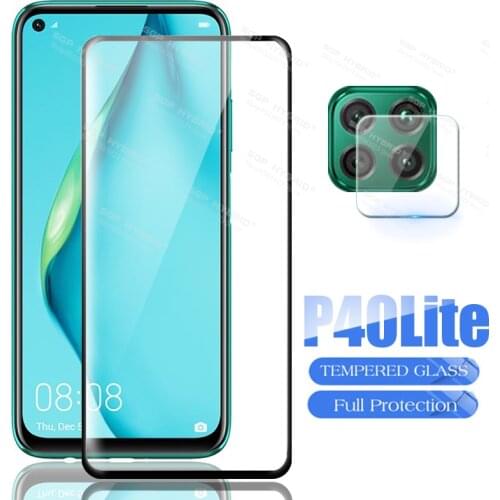 2in1 Screen Protector For Huawei P40 Lite Camera Film on Hawei Huawey Huwai P40Lite P40+ 2020 light Glass Armored Film P 40 Lite