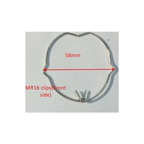Manufacture Custom 50mm GU10 MR16 COB/ 100 clip 50pcs per lot with free shipping
