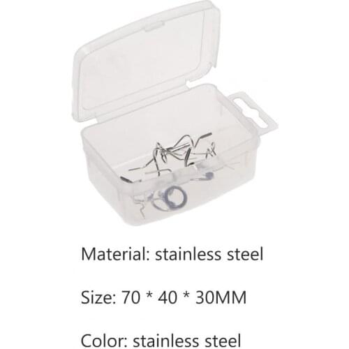 11Pcs/Set Fly Rod Tip Repair Kit Portable Replacement Stainless Steel Fishing Rod Tip Guide Repair Set for Fishing Lovers