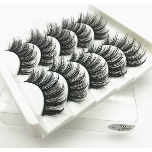 5/2 pairs 3d mink hair false eyelashes natural Long Eye Lashes Wispy Extension sexy mink eyelashes eyes lash cilios makeup tools