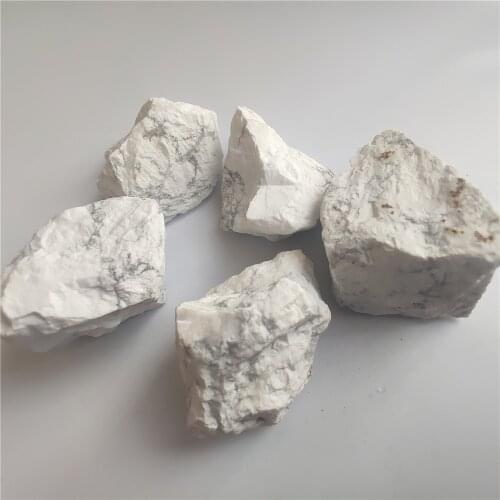 50g 2-4cm Natural White Turquoise Mineral Specimens Fish Tank Decor Home Caft