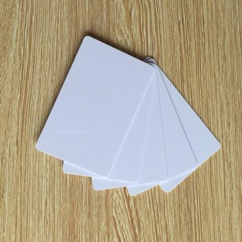 50pcs/lot RFID 4k Blank NFC card thin pvc card 13.56MHz ISO14443A smart IC cards key card door entry systems