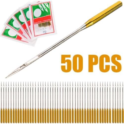 50pcs/pack Needles Singer Sewing Machine Needles For Home Sewing Machine size 9, 11, 14, 16,18