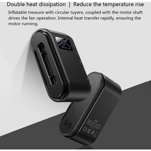 Auto Tire Inflator Inflatable Treasure Electric Wireless Compact Portable Multi-function Digital Tire Car Air Pump