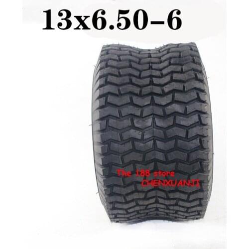 Free shipping Tubeless Tire 13x6.50-6 for ATV QUAD Golf Buggy Mower Go-kart Lawnmowers 13x6.50-6 tire