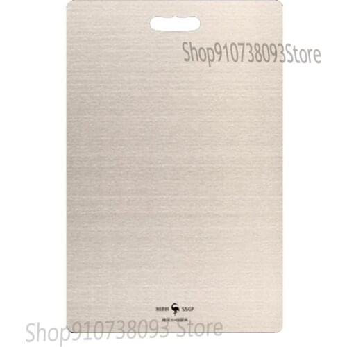 304 Stainless Steel Non Moldy Vegetable Board Kitchen Household Rolling Panel Kneading Chopping Board Baking Cake N